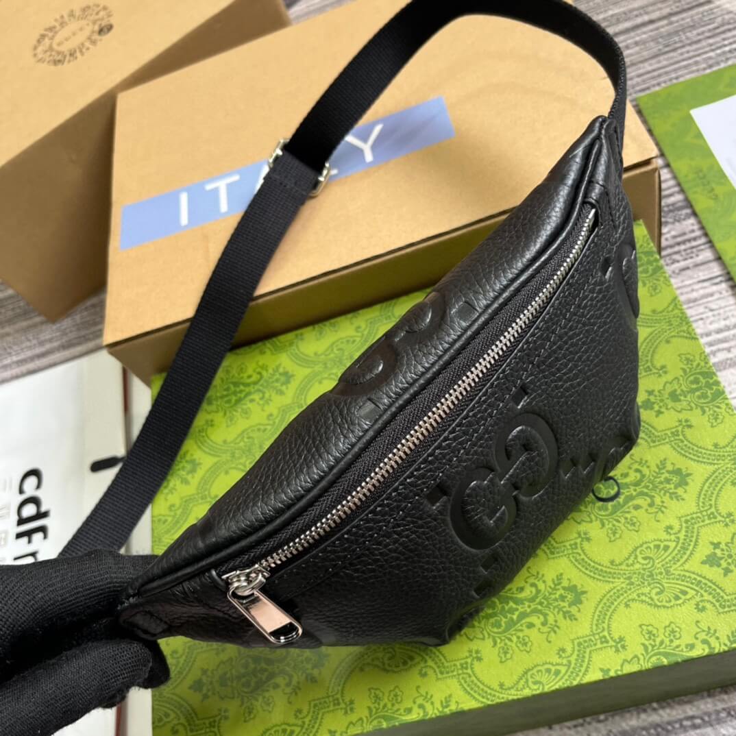 gc 658582 fanny pack 23cm black pressed g