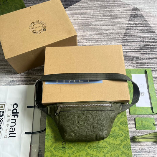 gc 658582 fanny pack 23cm green pressed g