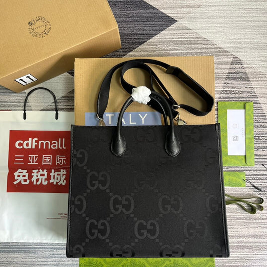 gc 678839 double g tote bag handbag 37cm black