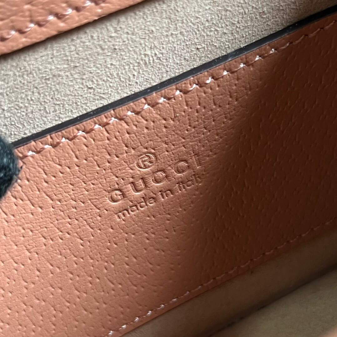 gc 696180 ophidia shoulder bag 17 5cm pink skin free shipping