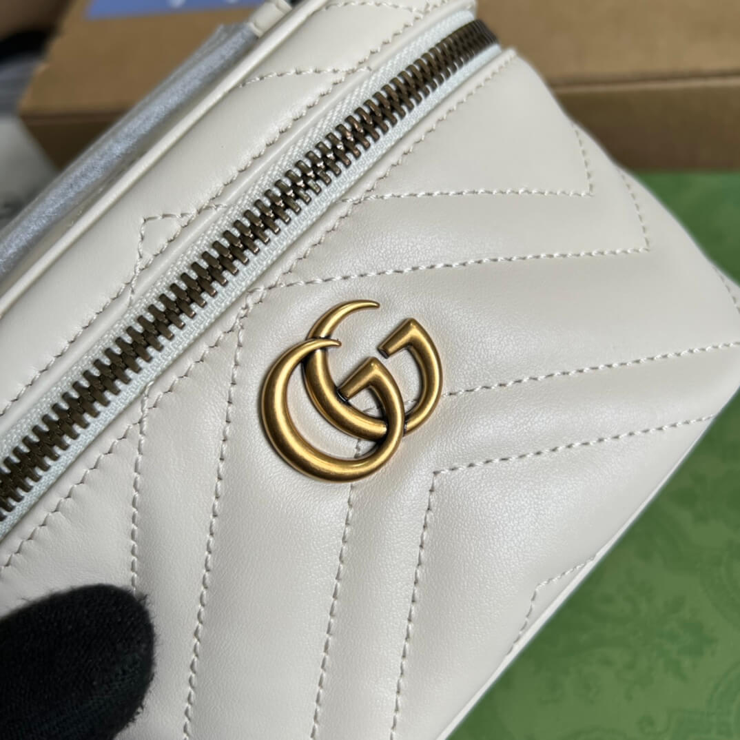 gc 699515 mini bucket bag 16cm white