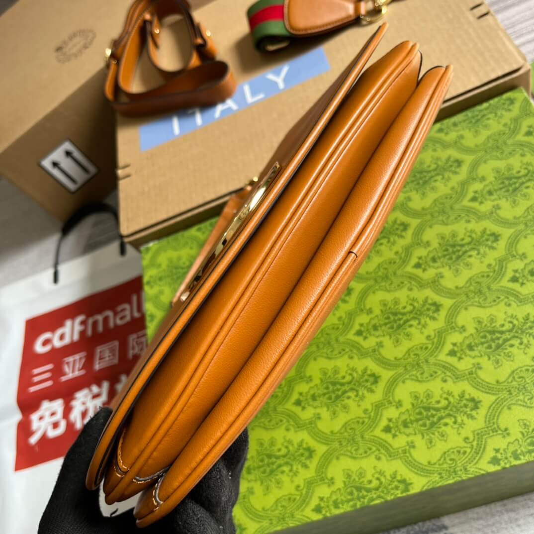 gc 721172 blondie handbag 29cm brown