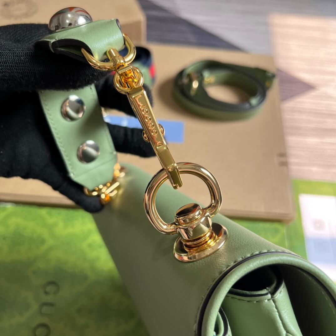 gc 721172 blondie handbag 29cm green