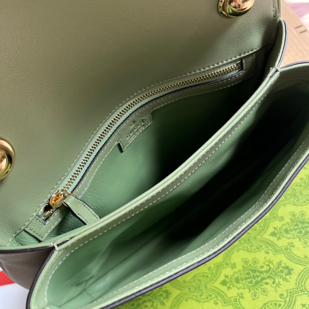 gc 721172 blondie handbag 29cm green
