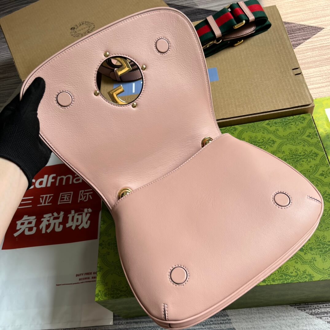 gc 721172 blondie handbag 29cm pink