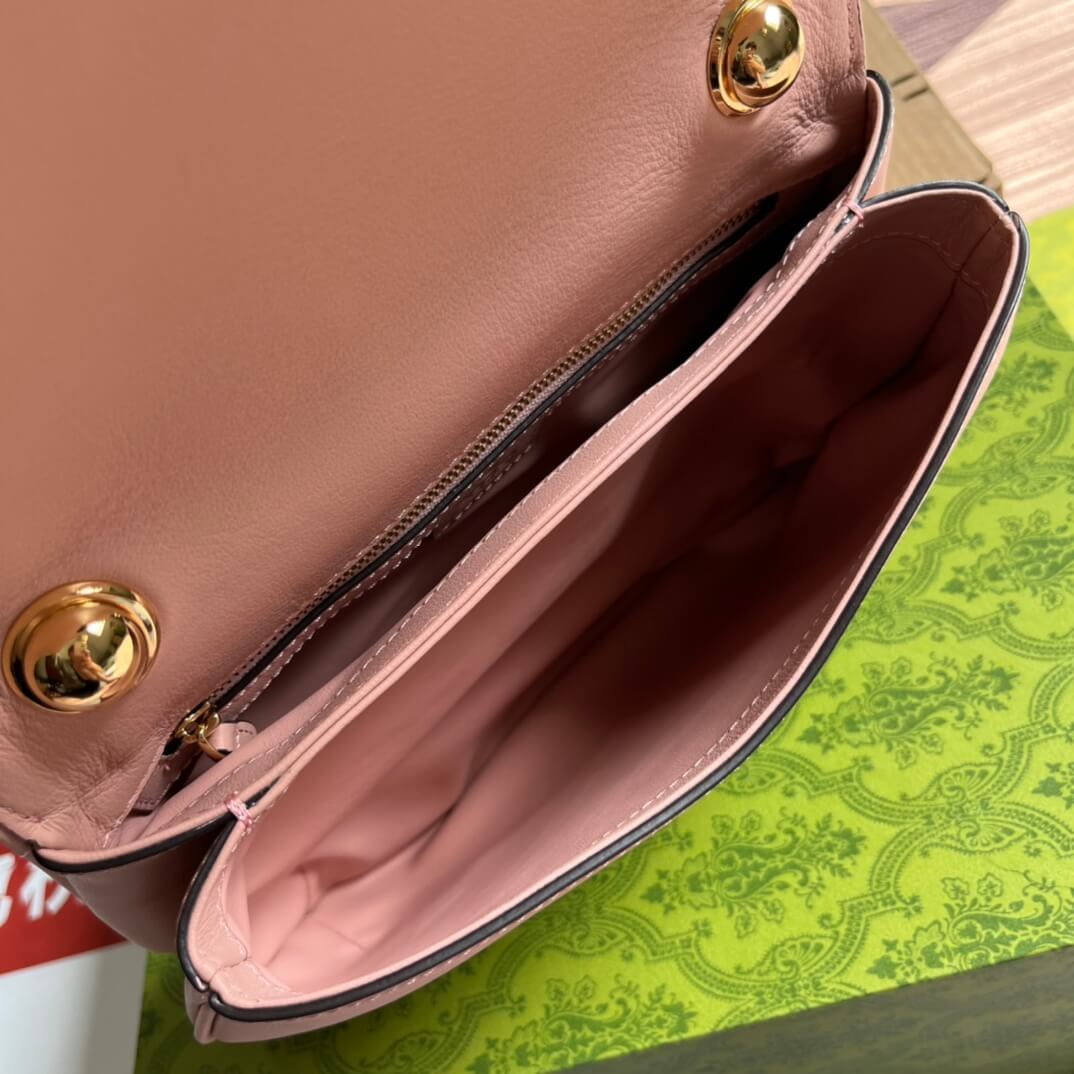gc 721172 blondie handbag 29cm pink