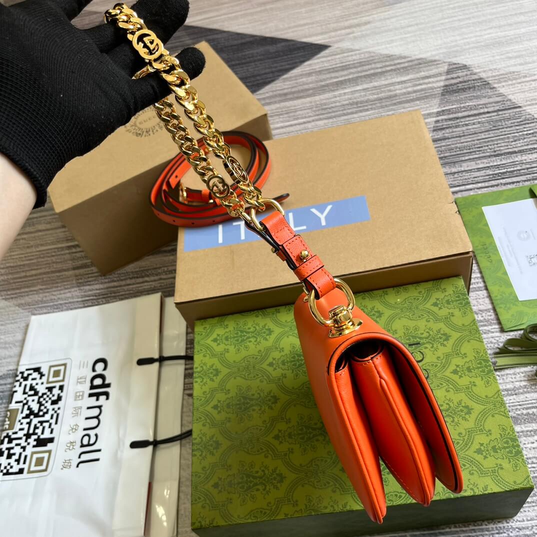 gc 724645 subaxillary bag 21cm orange full skin
