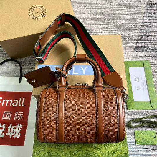 gc 725292 mini handbag 22cm brown