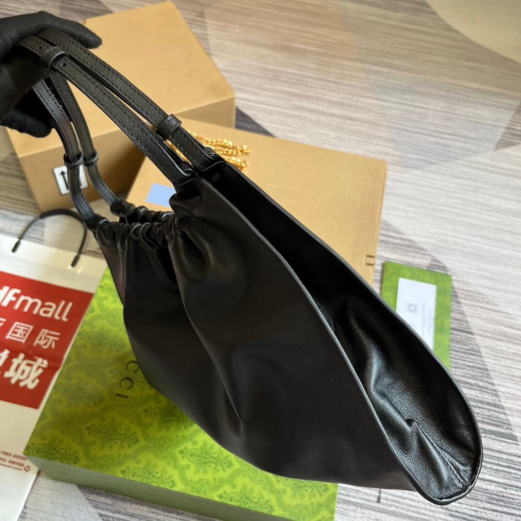 gc 747372 blondie handbag 43cm medium size black