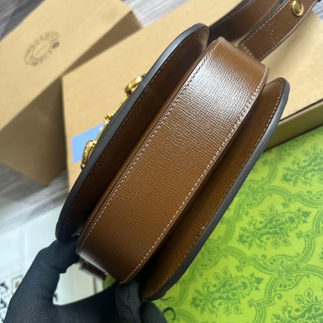 gc 760191 aria shoulder bag 18cm brown pvc