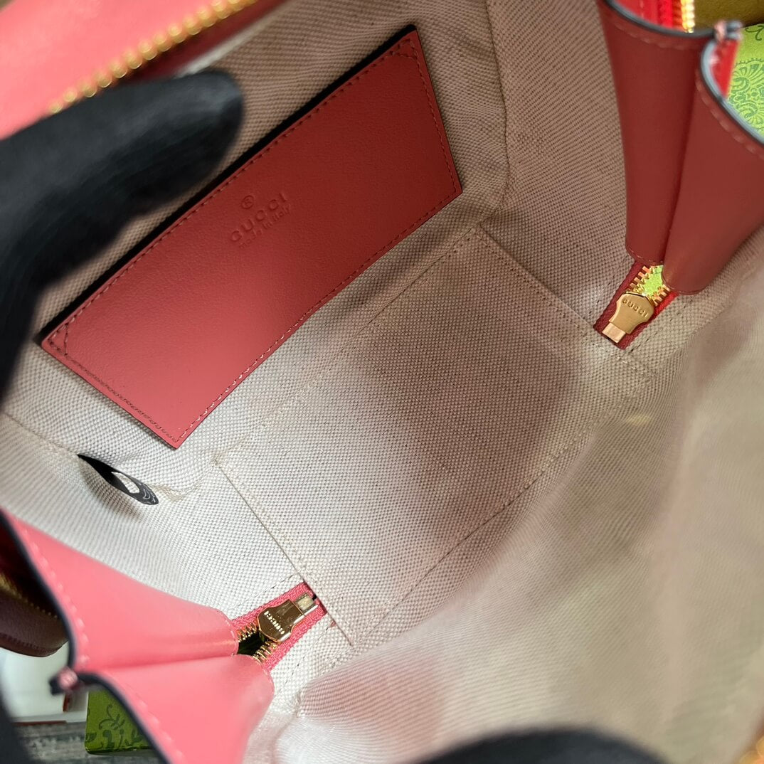gc744434 blondie handbag 17cm rose pink leather free shipping