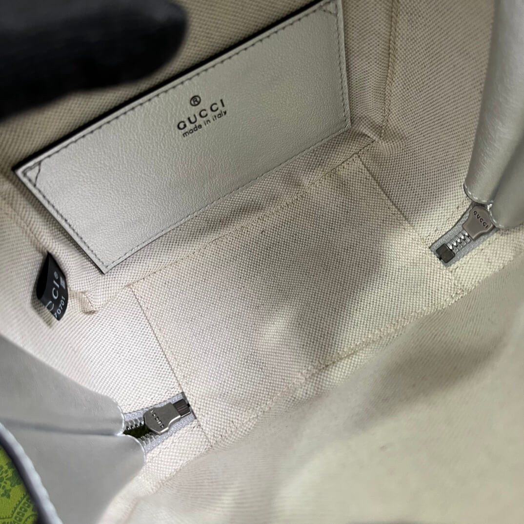 gc744434 blondie handbag 17cm silvery leather free shipping