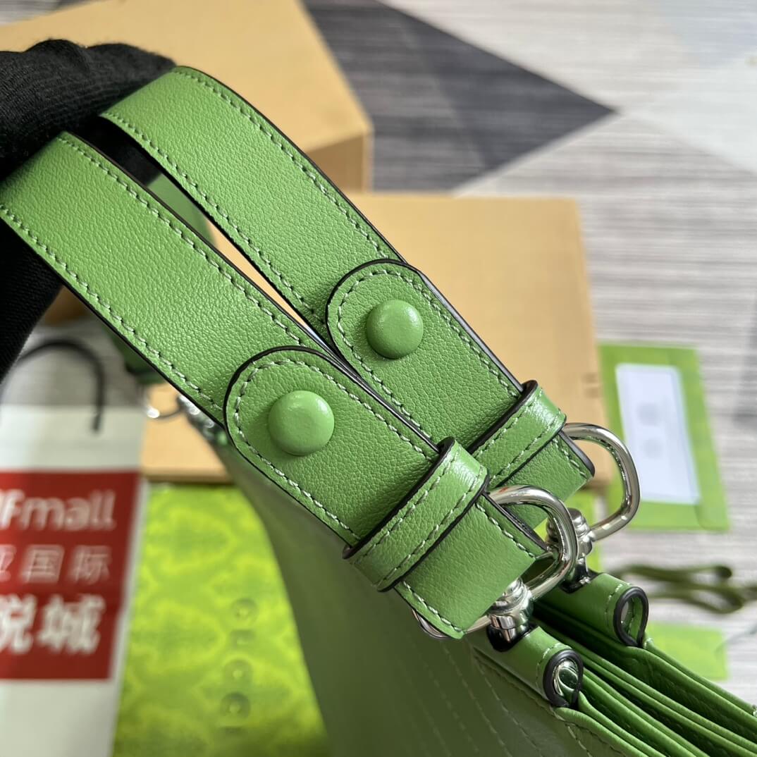 gc751516 blondie 34 5cm light green cowhide real leather