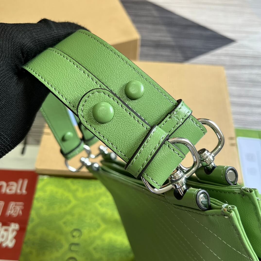gc751518 blondie handbag 24cm light green leather free shipping