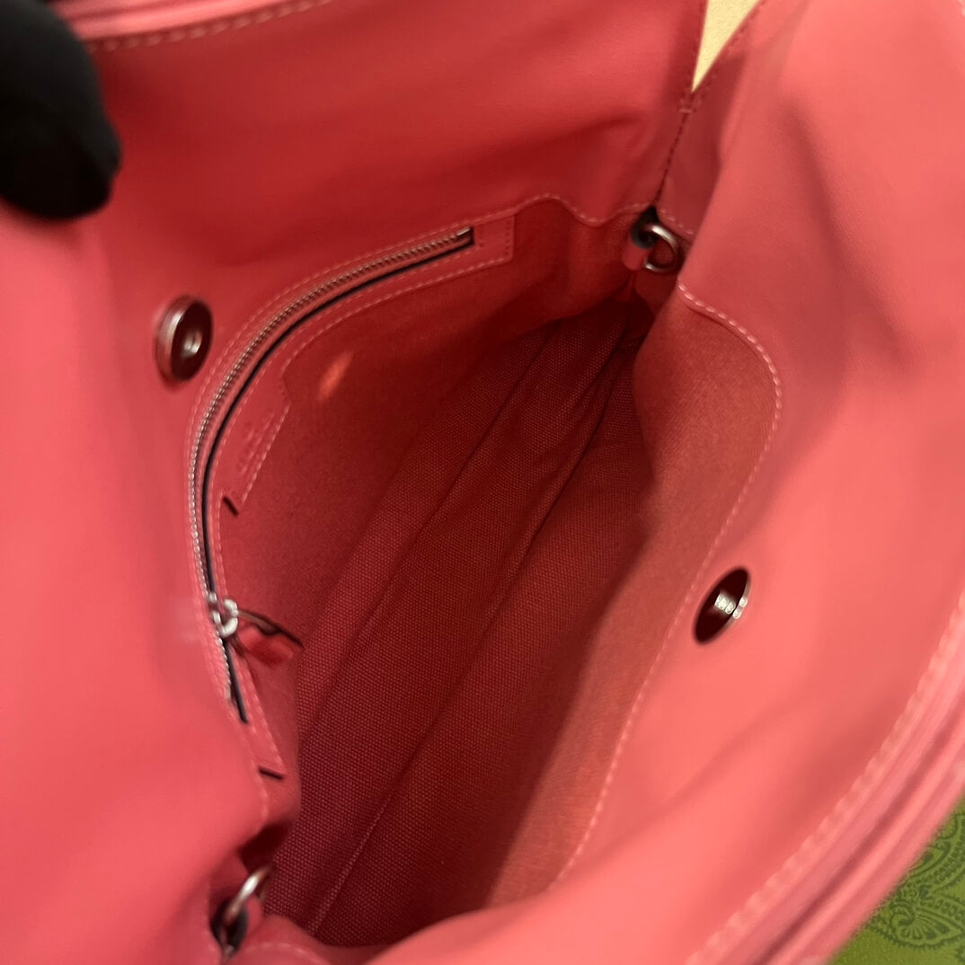 gc751518 blondie handbag 24cm rose pink leather free shipping