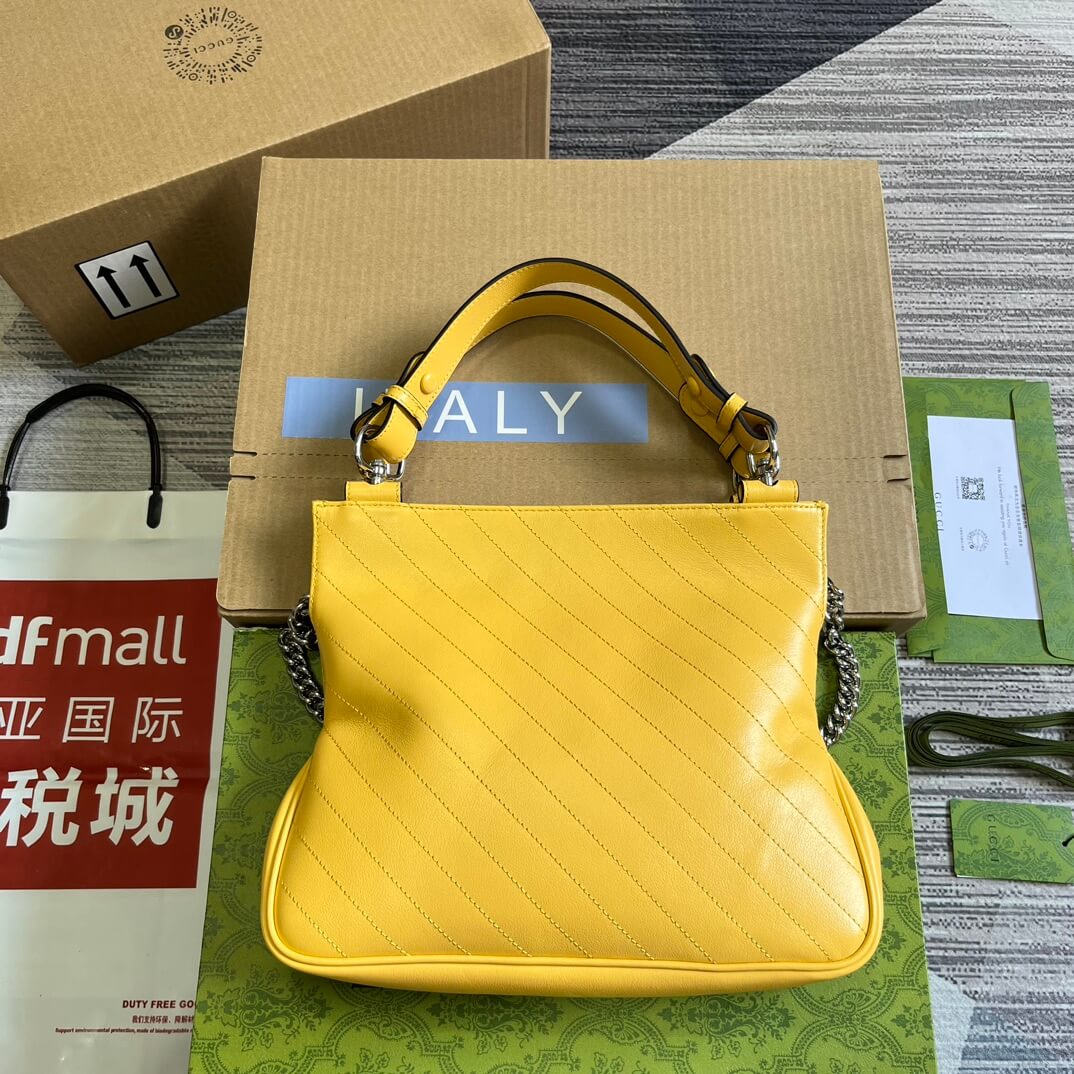 gc751518 blondie handbag 24cm yellow free shipping