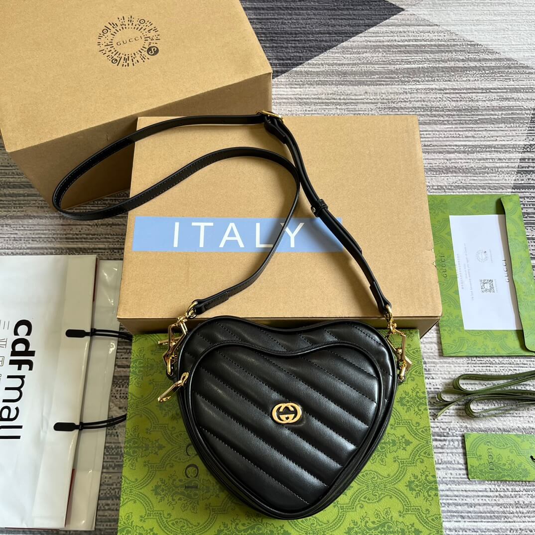 gc751628 shoulder bag shoulder bag 20cm black free shipping