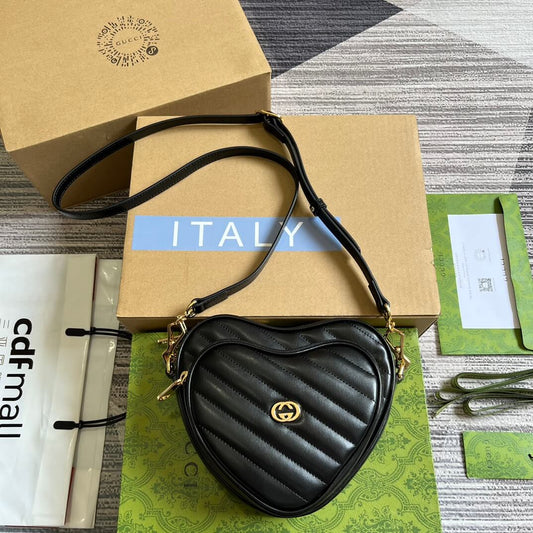 gc751628 shoulder bag shoulder bag 20cm black free shipping