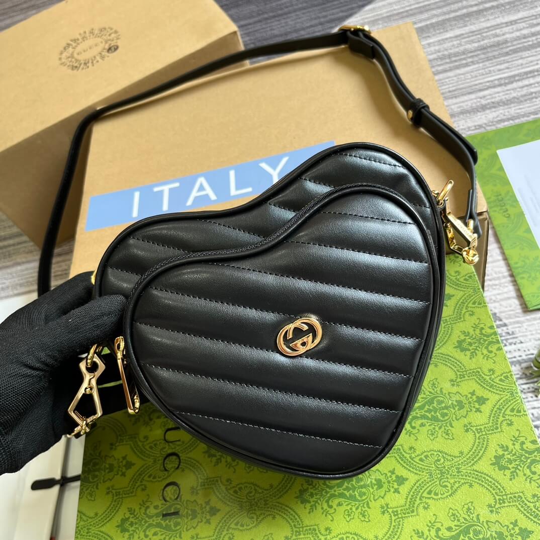 gc751628 shoulder bag shoulder bag 20cm black free shipping