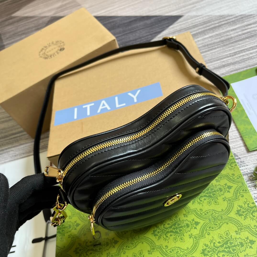 gc751628 shoulder bag shoulder bag 20cm black free shipping