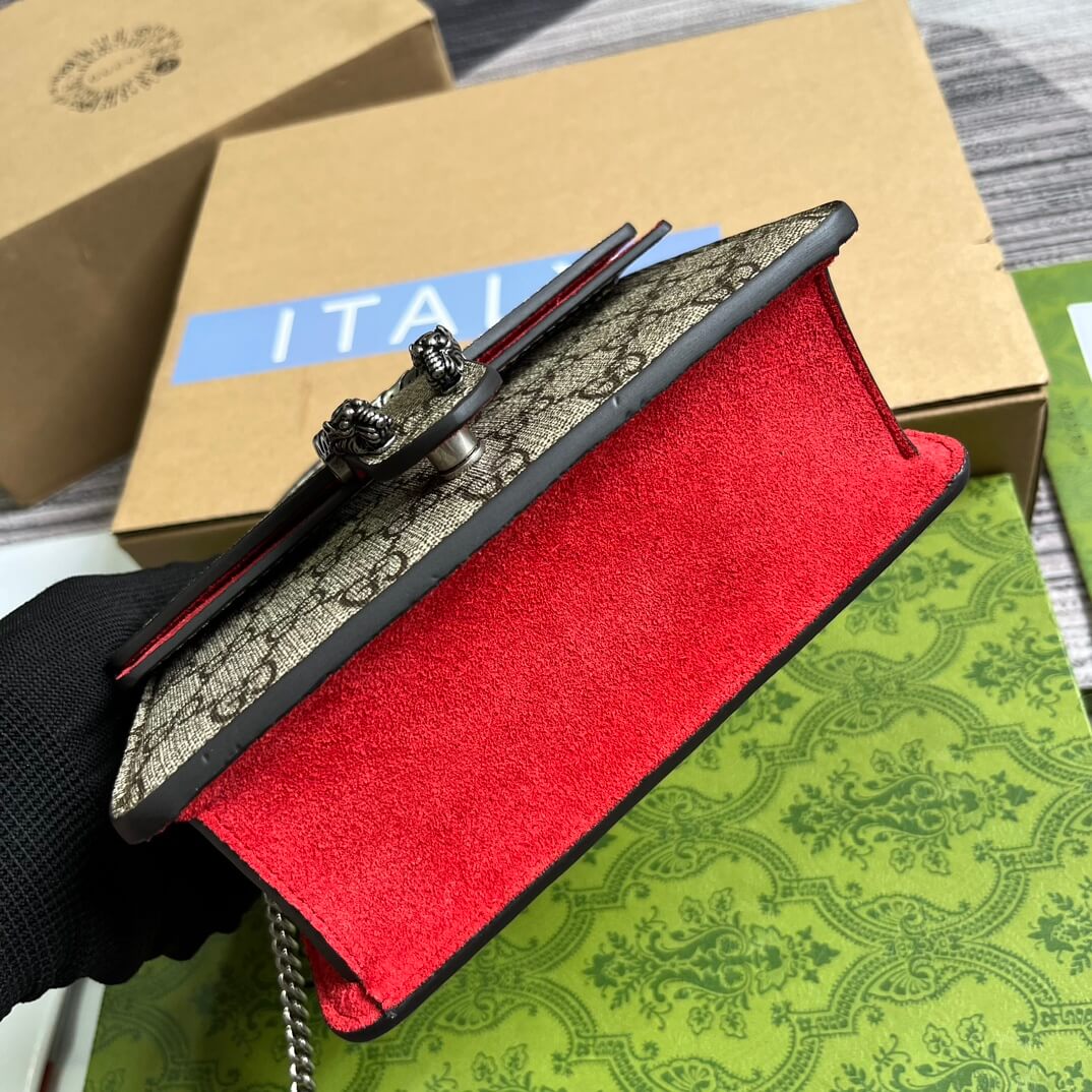 gc752029 dionysus handbag supreme 18cm red pvcfree shipping