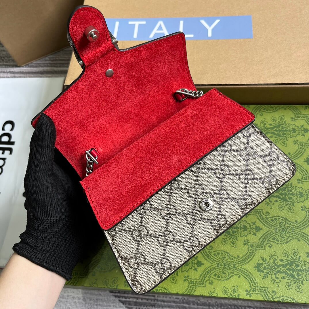 gc752029 dionysus handbag supreme 18cm red pvcfree shipping