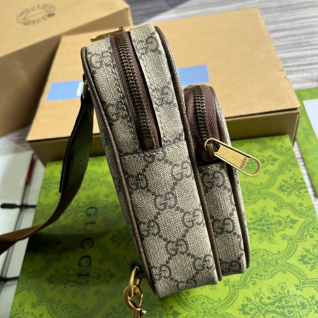 gc752565 supreme cross body bags 12cm brown pvc free shipping