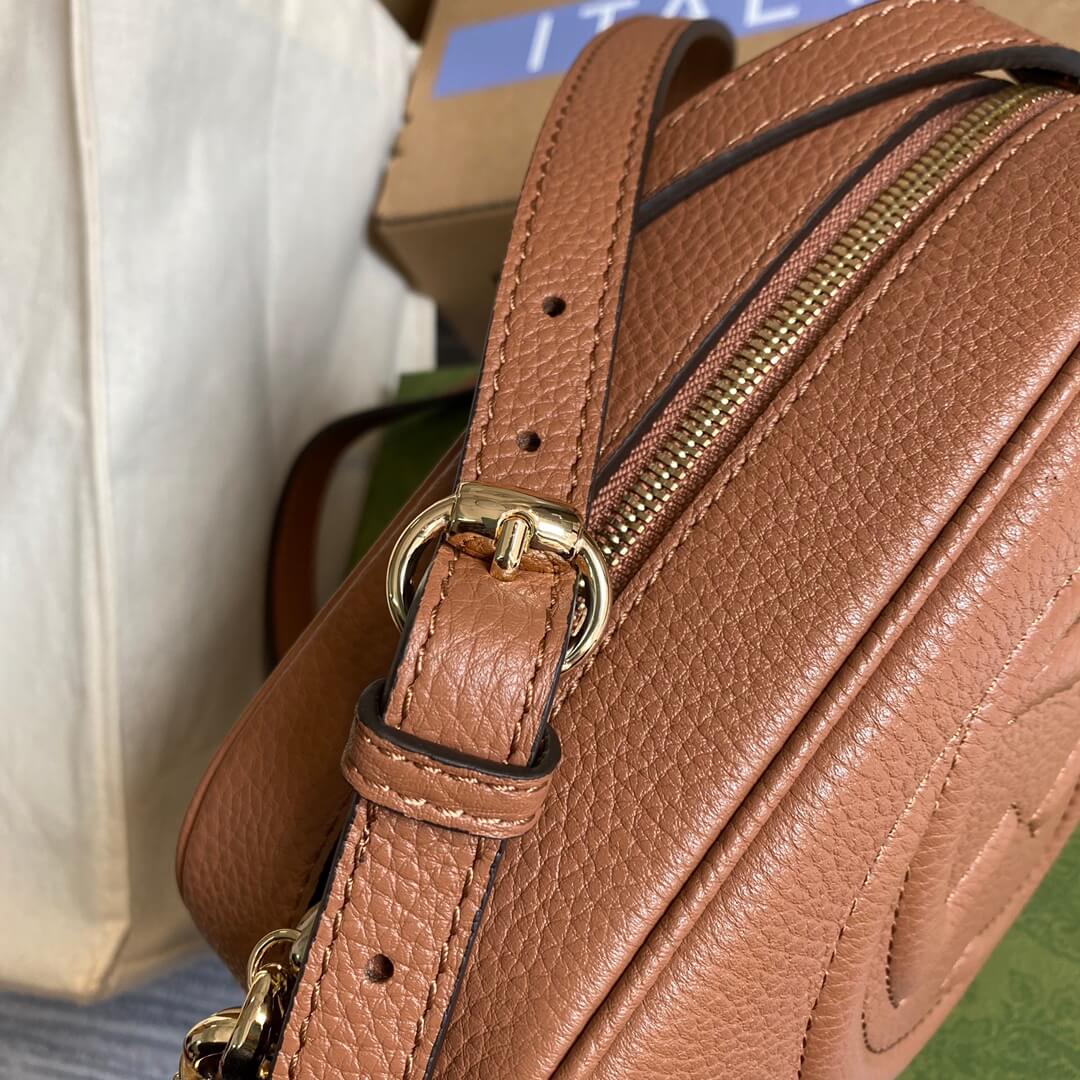 gg 308364 cross body bags 22cm brown free shipping shoulder bag