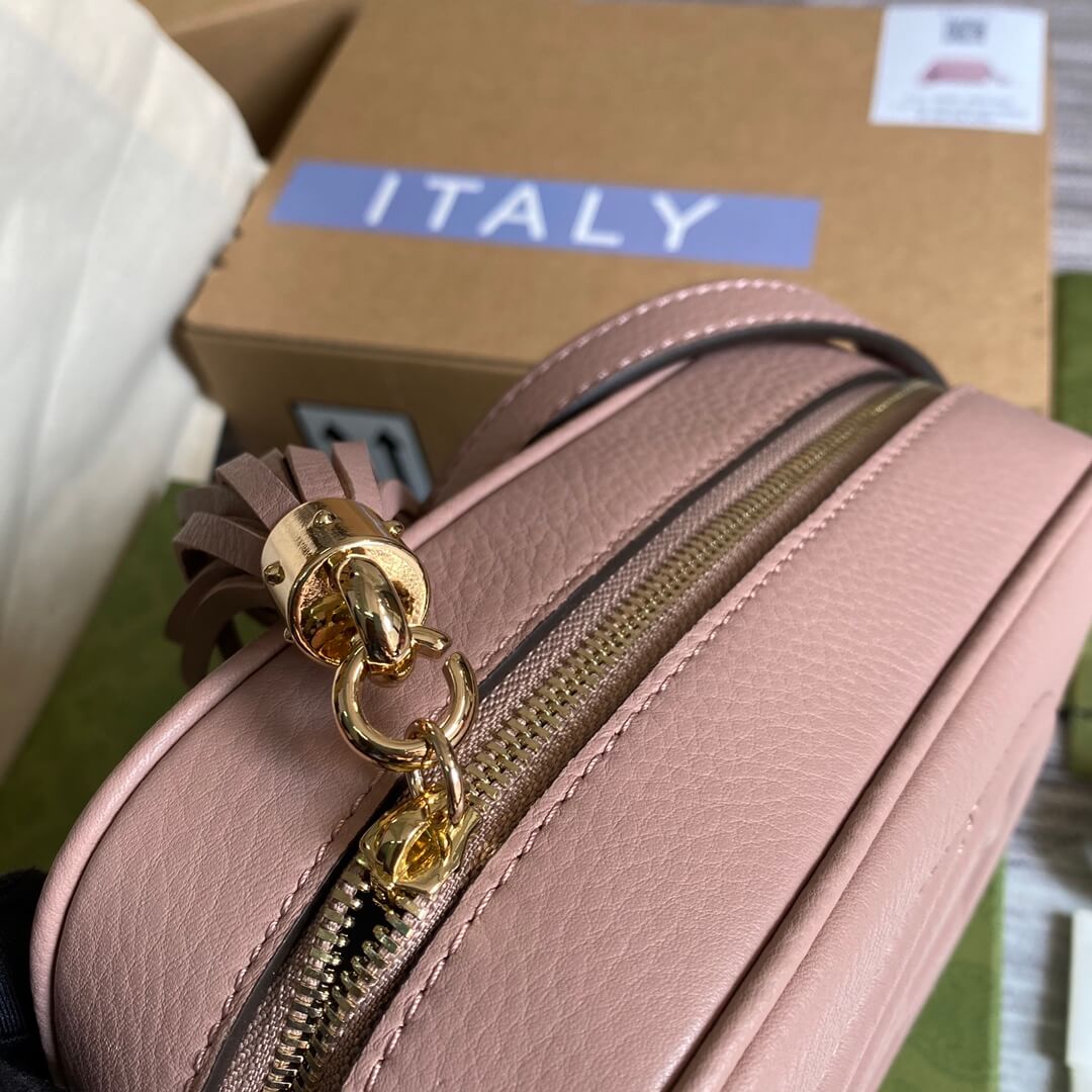 gg 308364 cross body bags 22cm nude pink free shipping shoulder bag