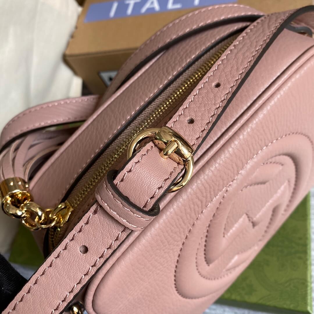 gg 308364 cross body bags 22cm nude pink free shipping shoulder bag