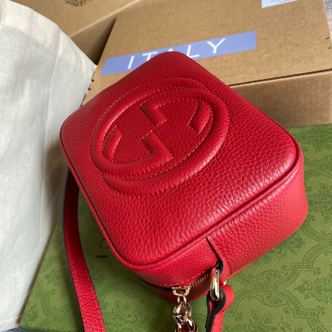 gg 308364 cross body bags 22cm red free shipping shoulder bag