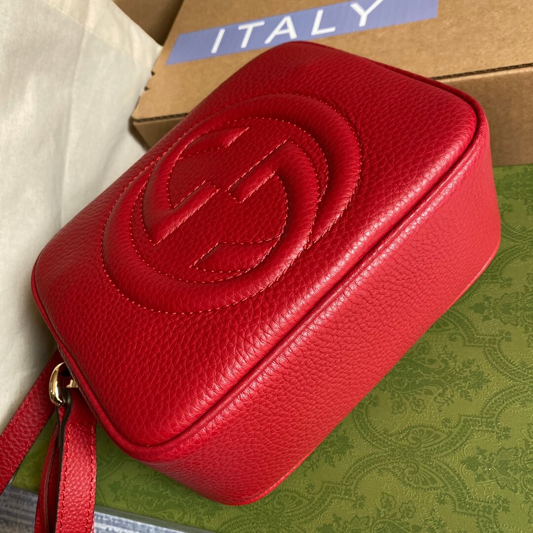 gg 308364 cross body bags 22cm red free shipping shoulder bag
