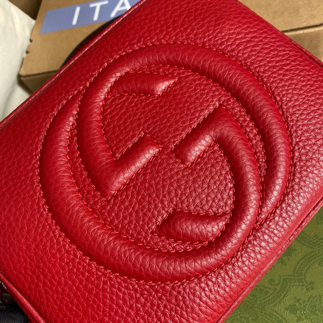 gg 308364 cross body bags 22cm red free shipping shoulder bag