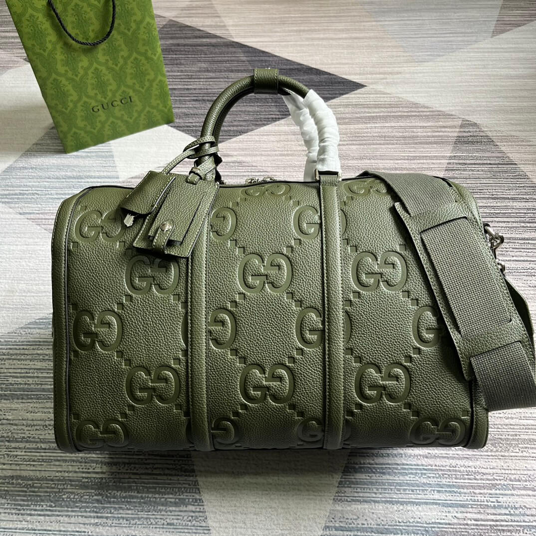 gg 725282 travel bag handbag 45cm green