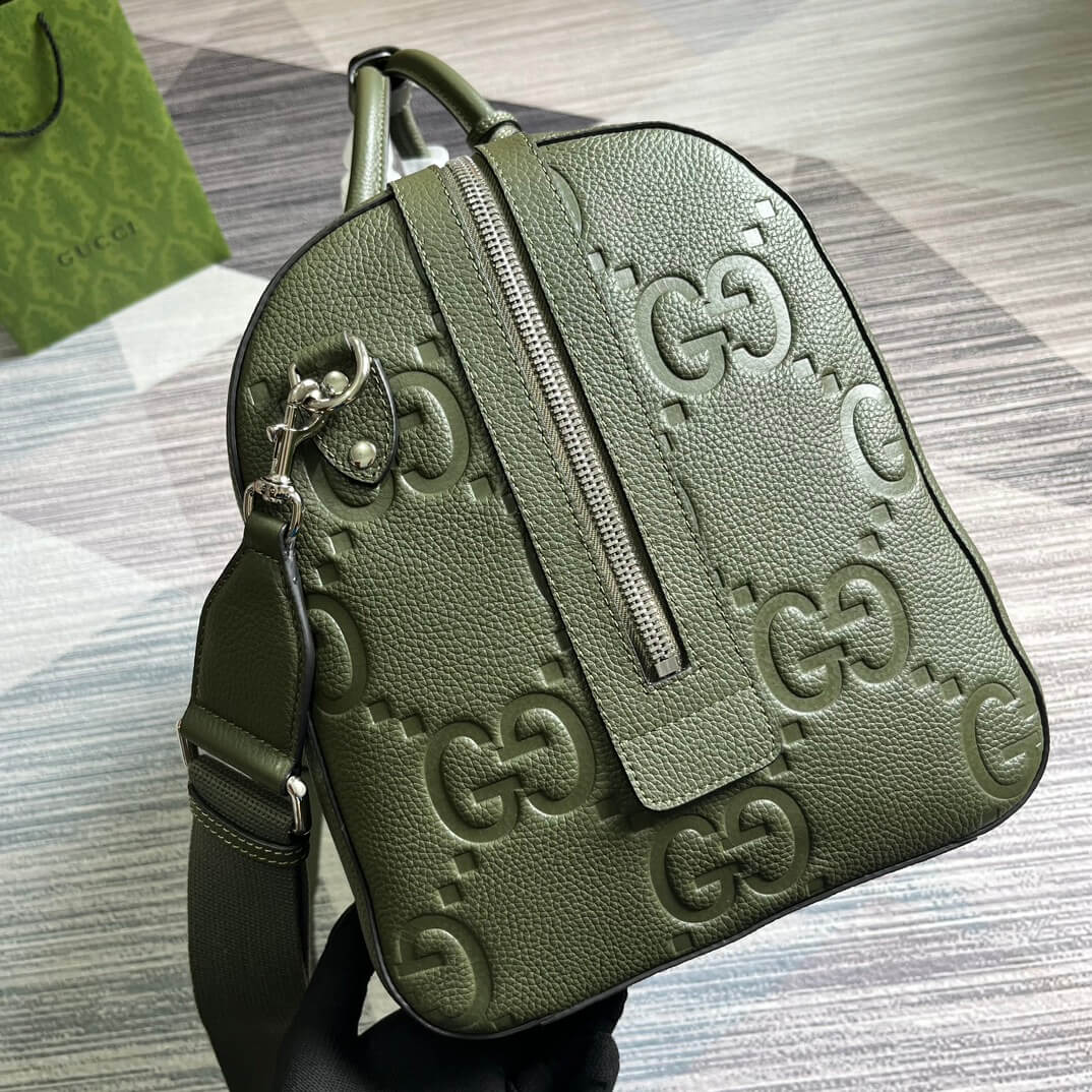 gg 725282 travel bag handbag 45cm green