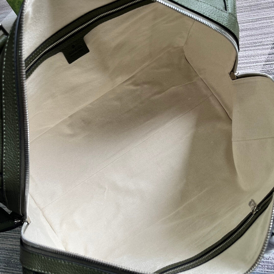 gg 725282 travel bag handbag 45cm green