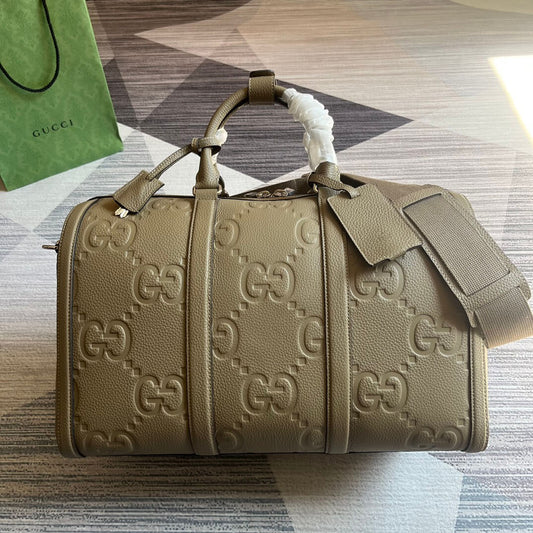 gg 725282 travel bag handbag 45cm grey