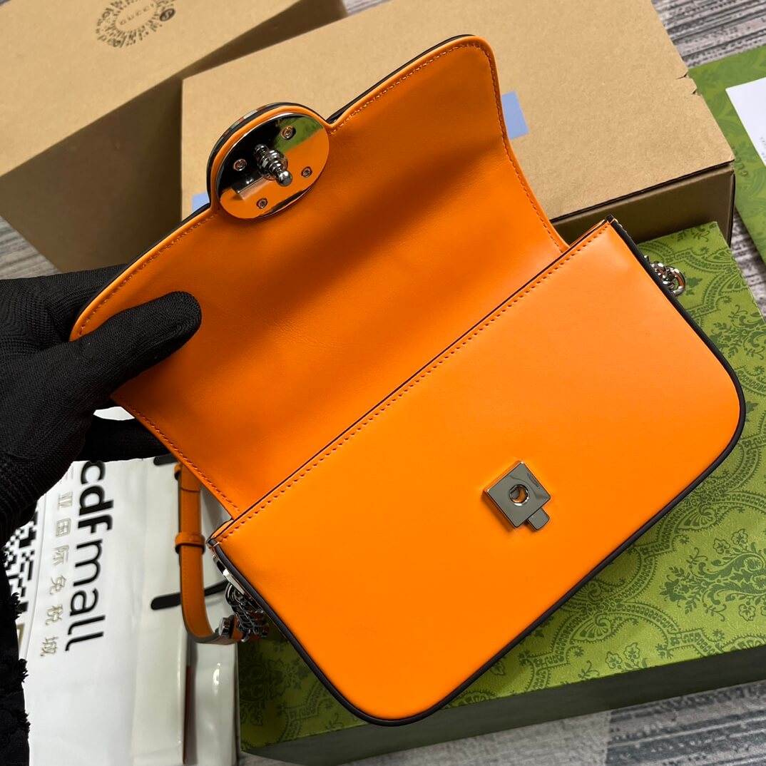 gg 739722 petite gg cross body bags 21cm yellow leather