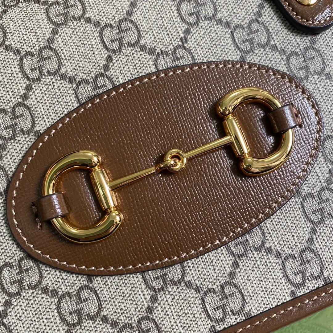gucci handbag ophidia 645453 brown pvc