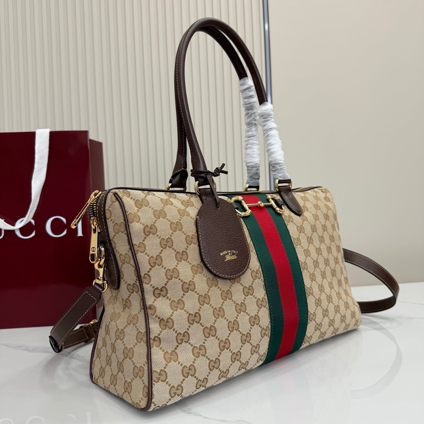 The Gucci Borsetto series handbags brown 866734