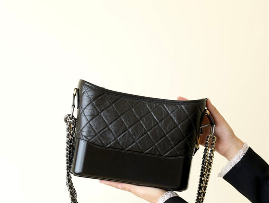 black vagrant medium size original french haas cowhide genuine leather