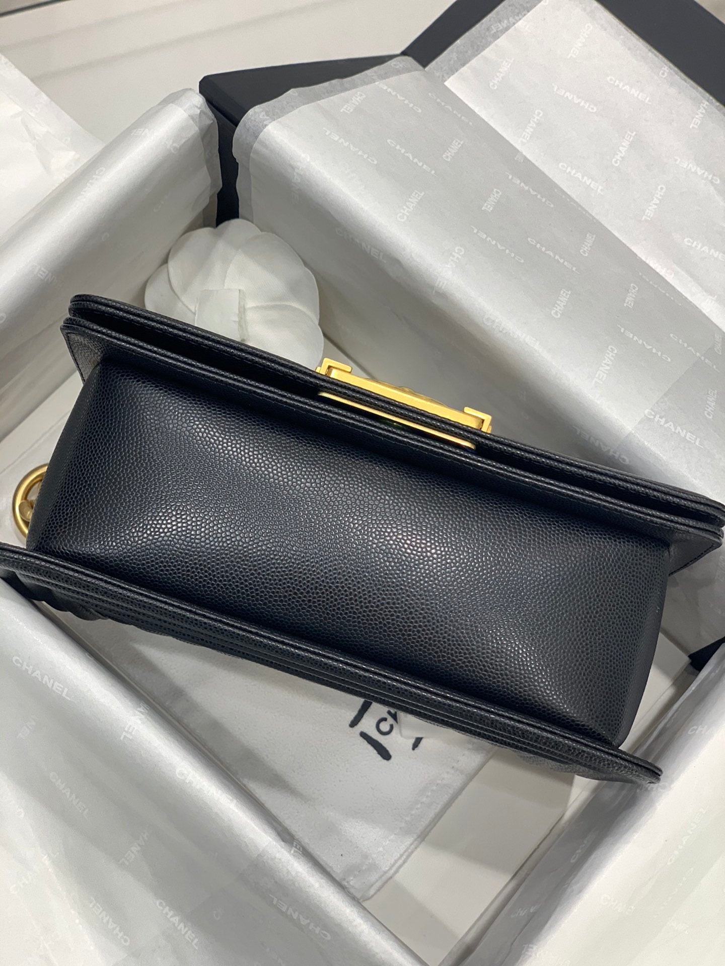 black leboy 20cm small size maroon diamond lattice gold originalfrench haas small ball caviar cowhide