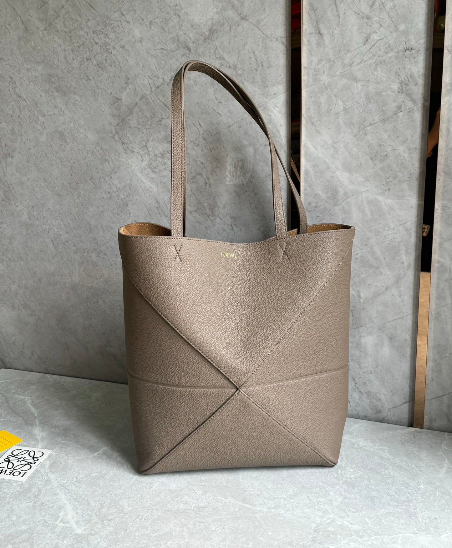 Loewe Puzzle Fold Tote Handbag 0693 Grey