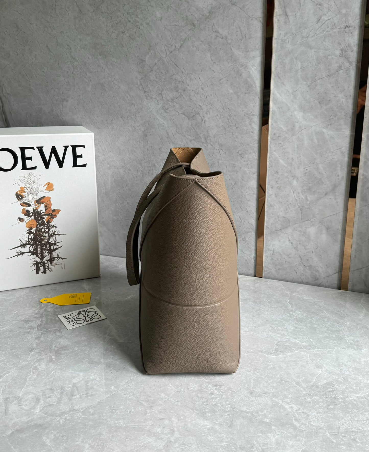 Loewe Puzzle Fold Tote Handbag 0693 Grey