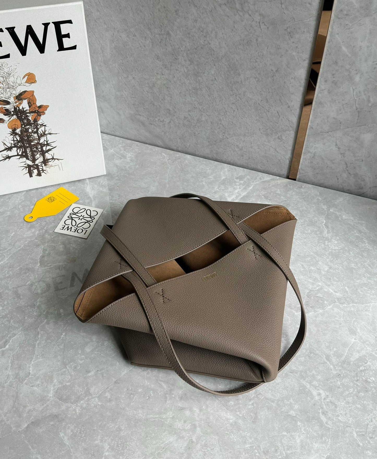 Loewe Puzzle Fold Tote Handbag 0693 Grey