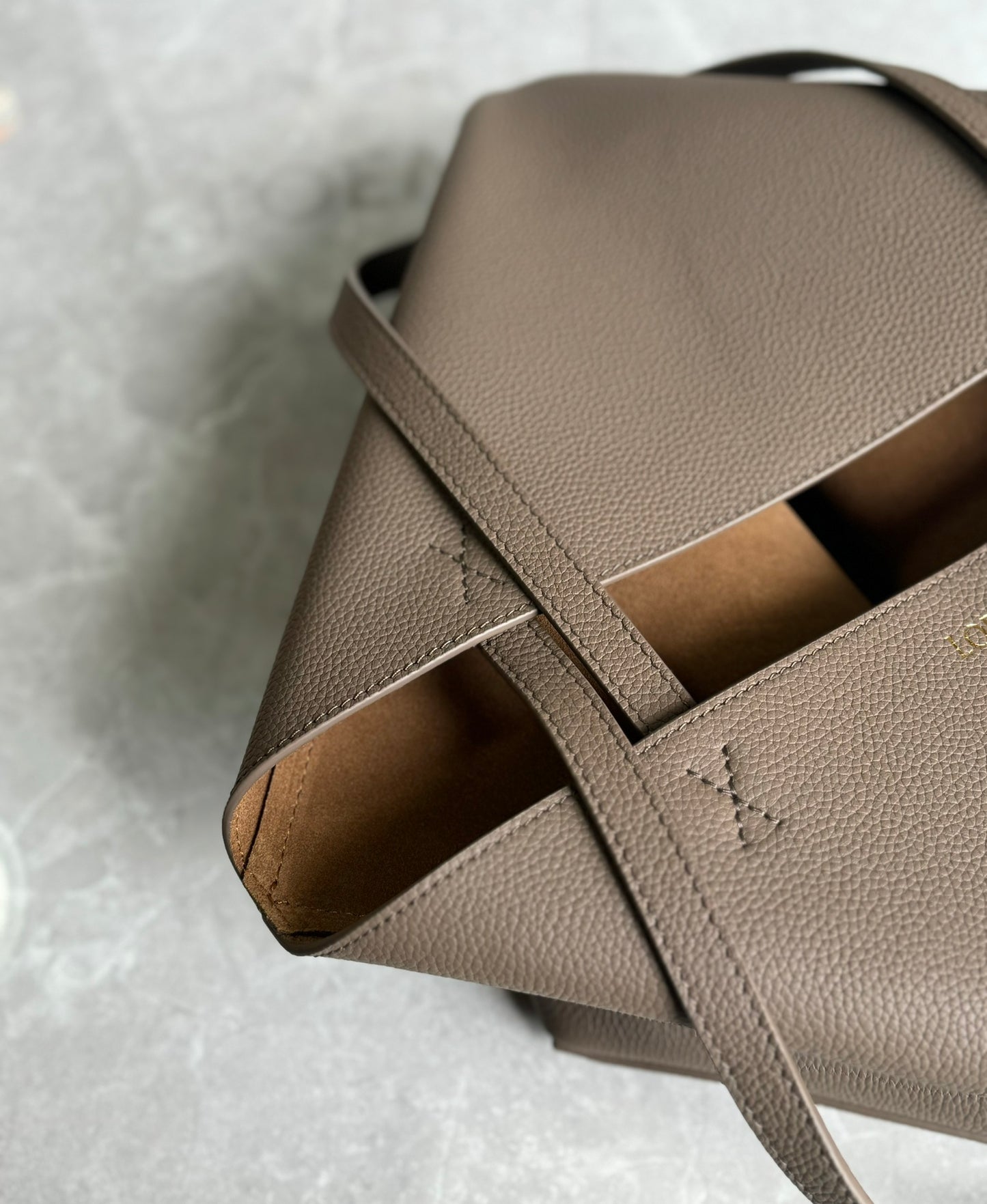 Loewe Puzzle Fold Tote Handbag 0693 Grey