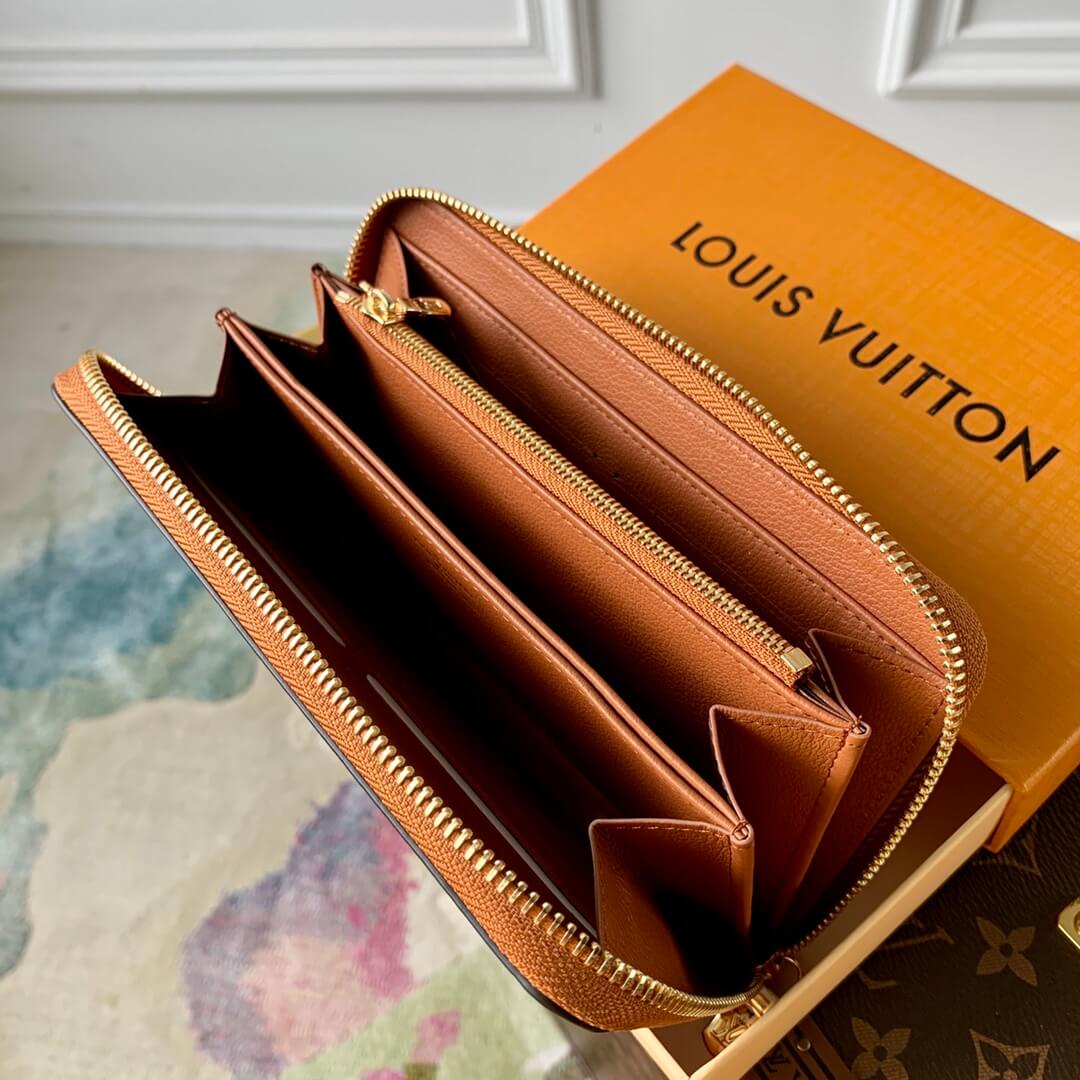 louis vuitton lv zippy wallet m81141 brown
