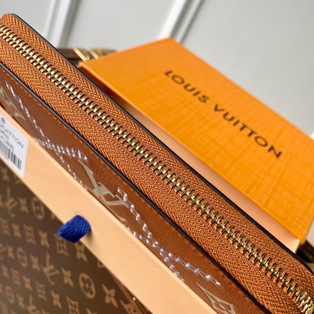 louis vuitton lv zippy wallet m81141 brown