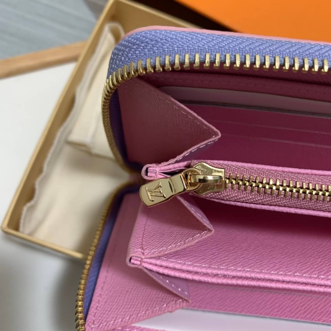 louis vuitton lv m81340 zippy wallet sunrise pastel
