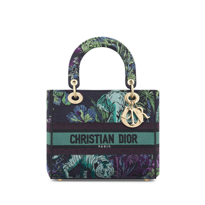 do lady d lite bag blue multicolor toile de jouy voyage embroidery m0565 44532